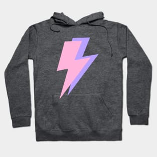 Pink and Purple Lightning Bolts Hoodie